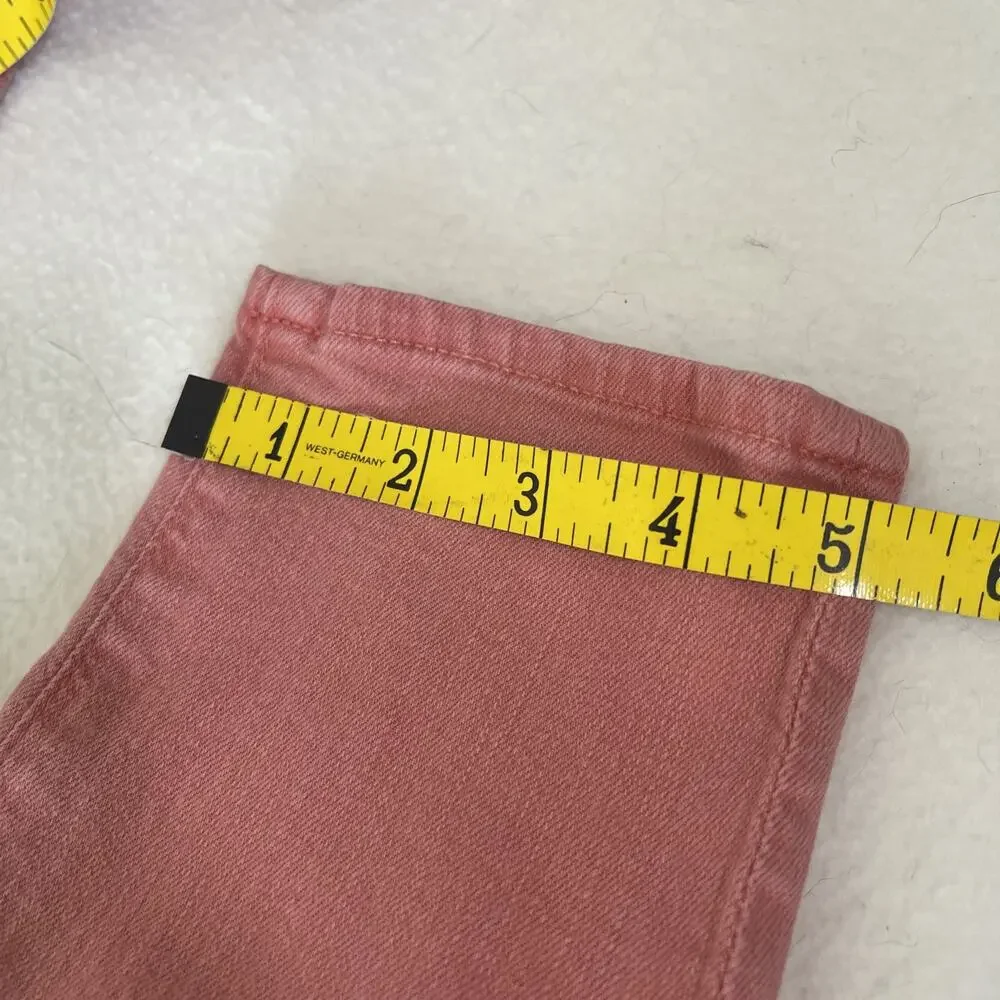 AG Adriano Goldschmied Women's Legging Ankle Coral Orange Jeans 29R